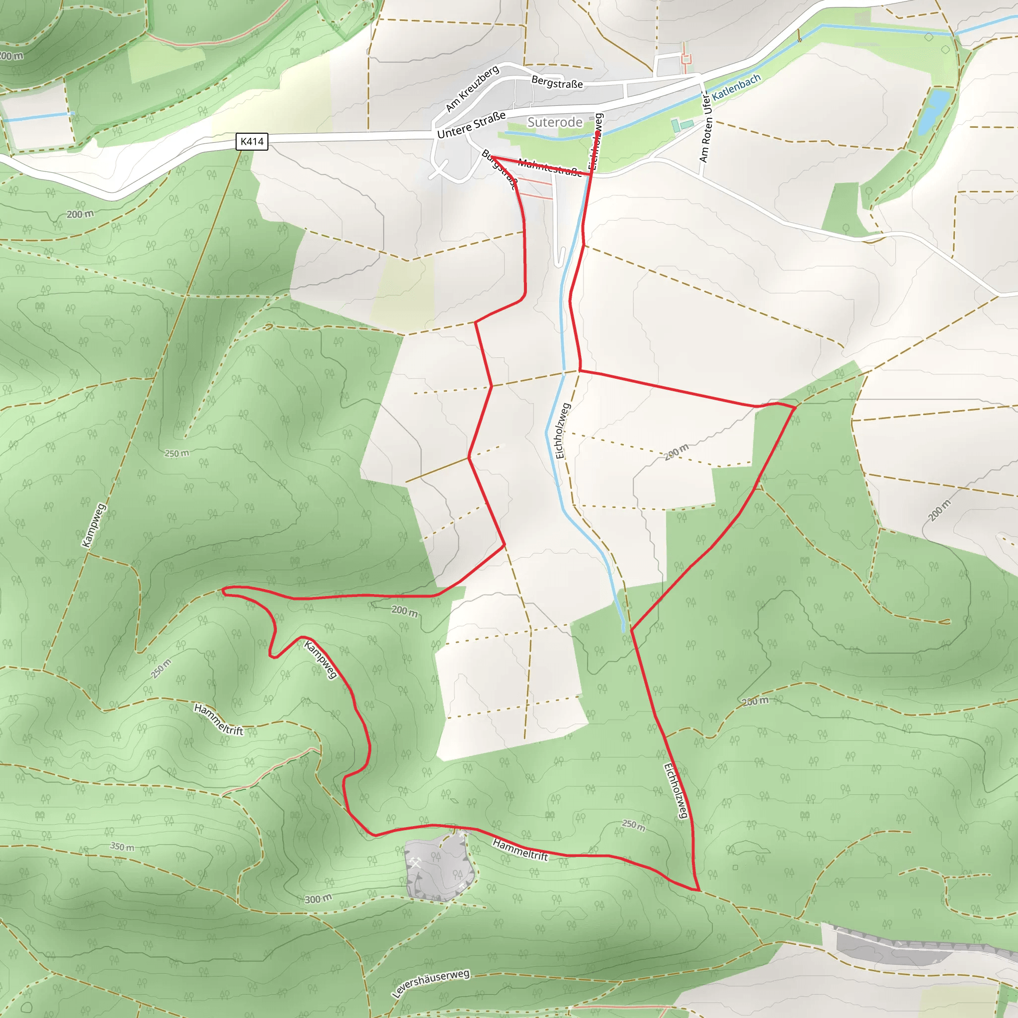 Eichholzweg Loop mobile static map