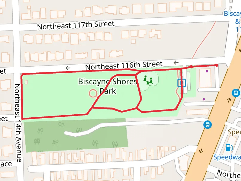 Biscayne Shores Park Loop