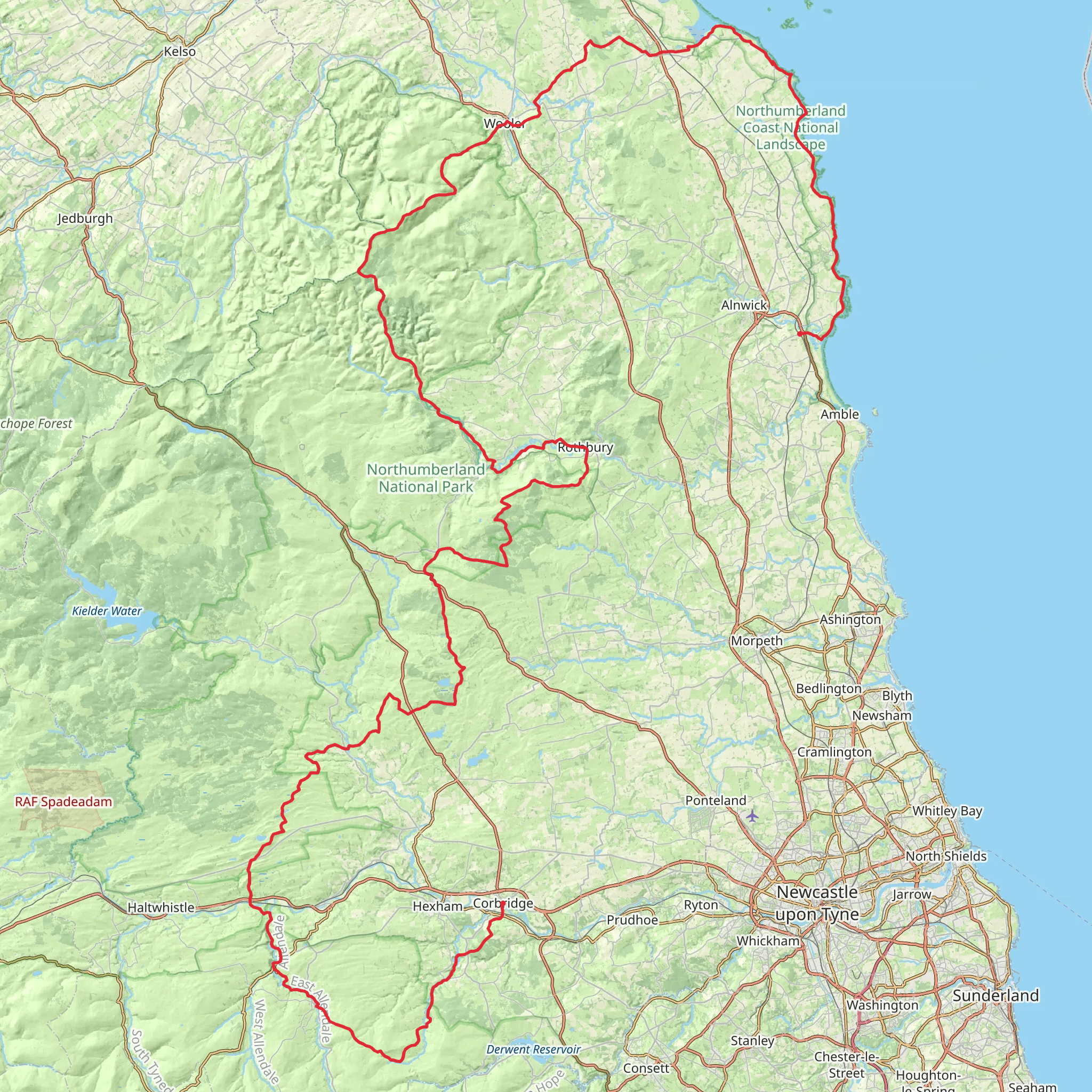 Reiver's Way mobile static map