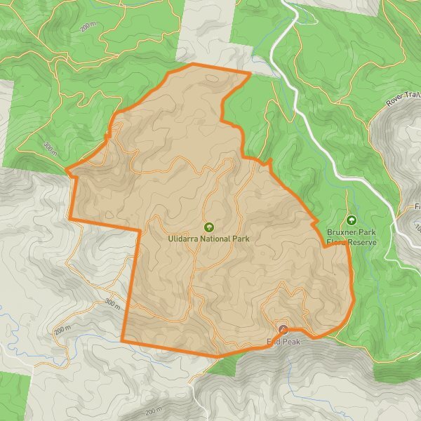 Ulidarra National Park mobile static map
