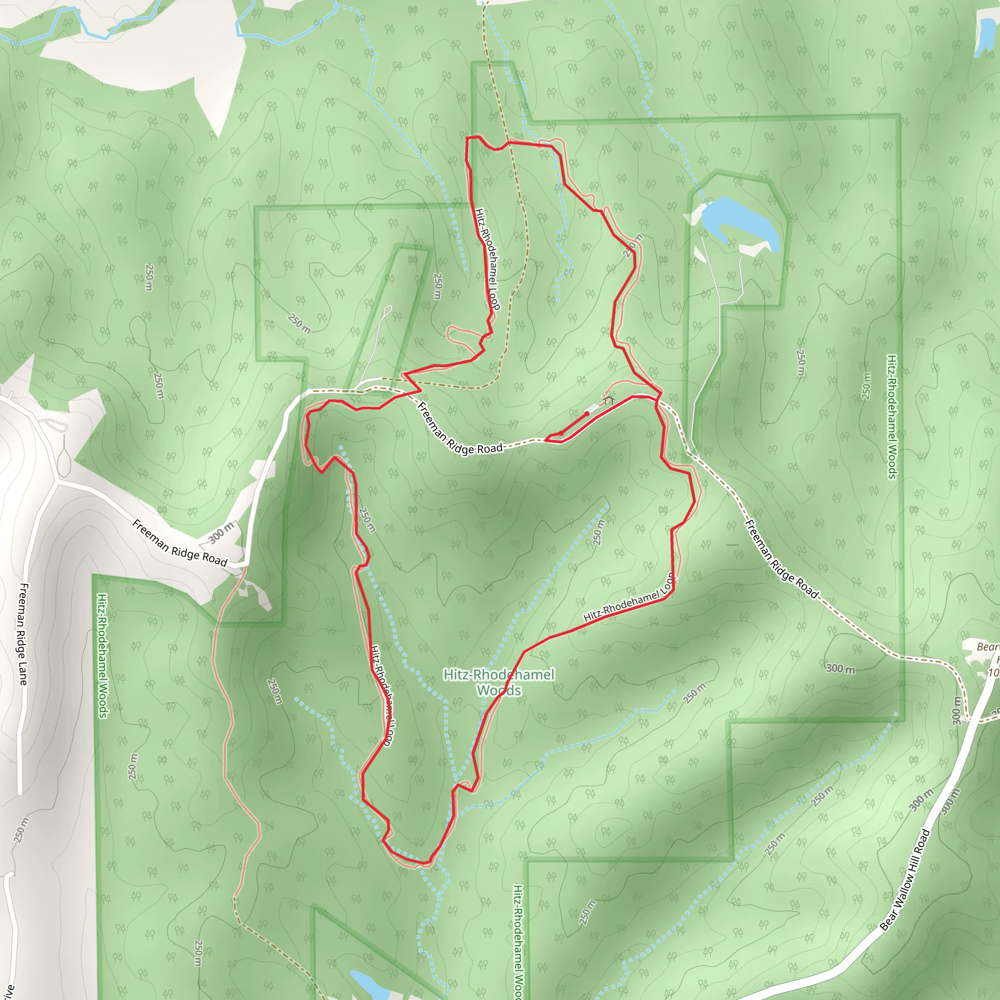 Hitz-Rhodehamel Loop mobile static map
