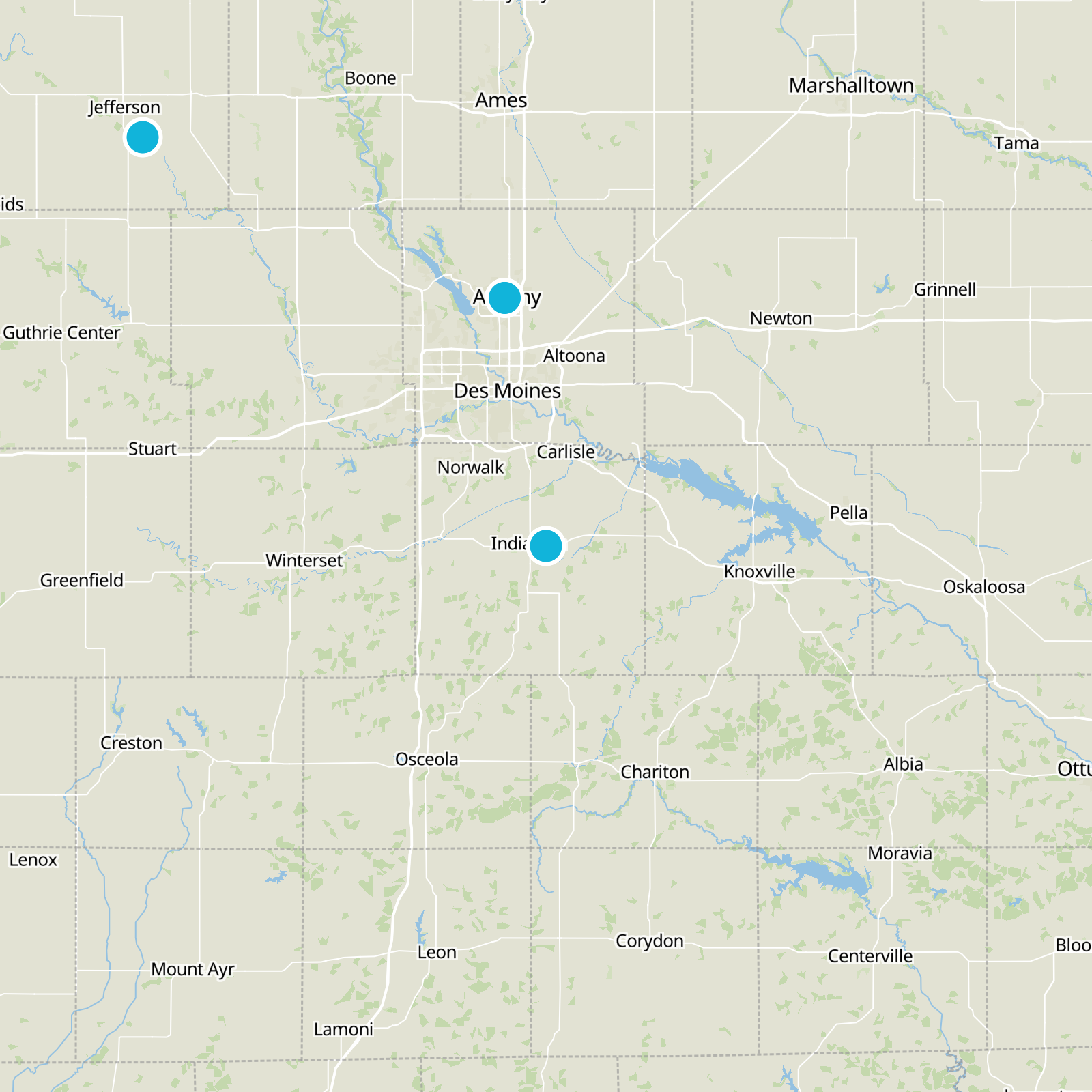 Warren County Static Map