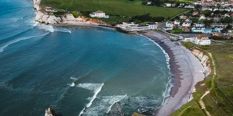 An image depicting the trail Lymington to Portsmouth Harbour - Isle Of Wight and its surrounding area.