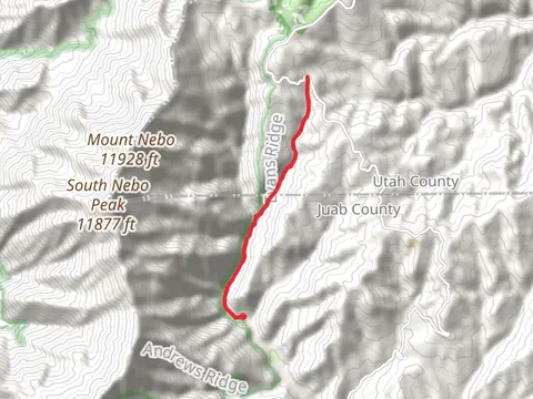 Right Fork Salt Creek Trail Out and Back