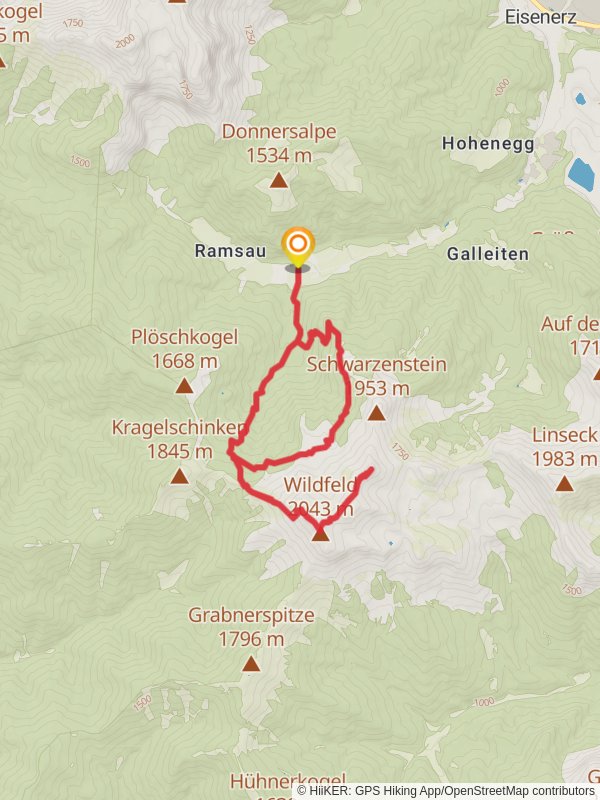 Wildfeld - Stadlstein mobile static map