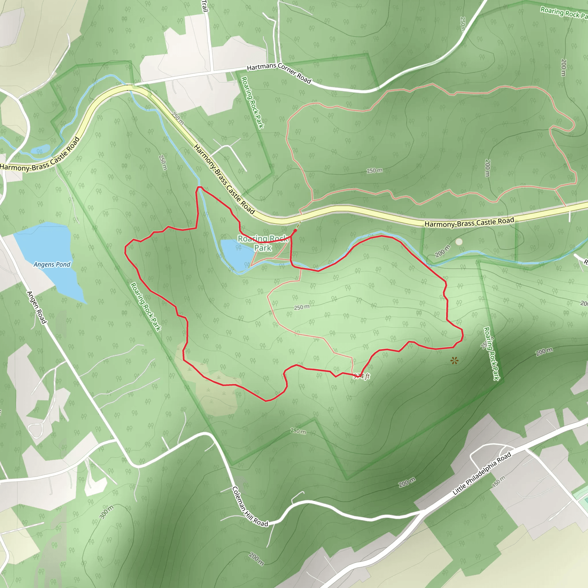 Harmony-Brass Castle Road Loop - South mobile static map