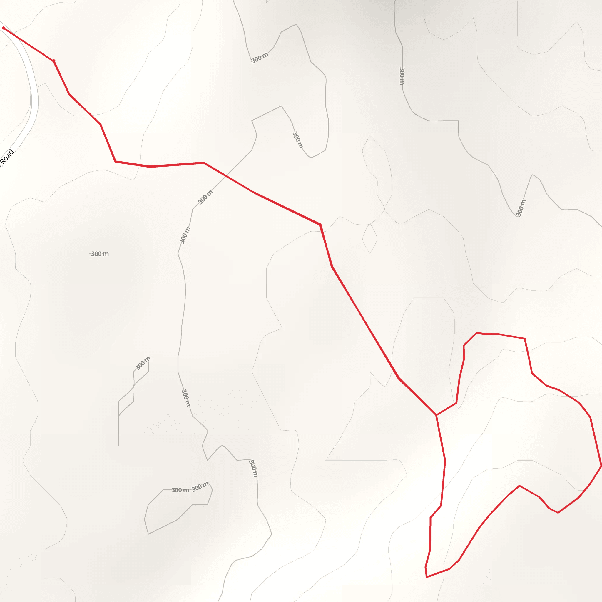 Briar Hill Road Loop mobile static map