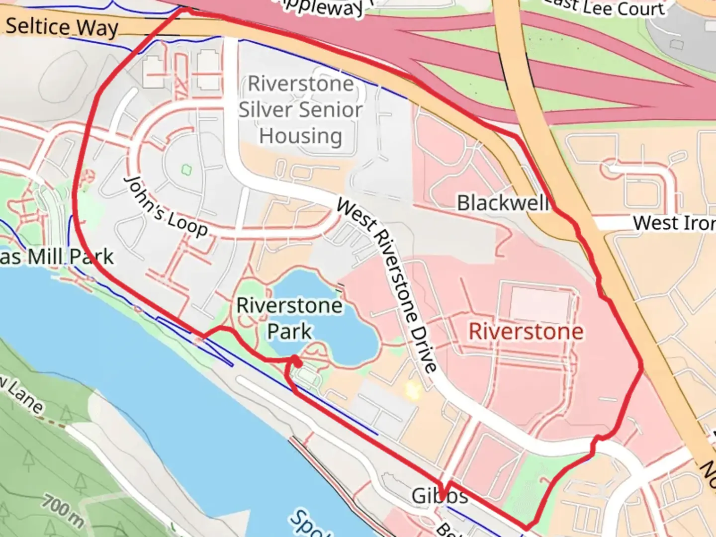 An image depicting the trail Riverstone Park via North Idaho Centennial Loop Trail and its surrounding area.