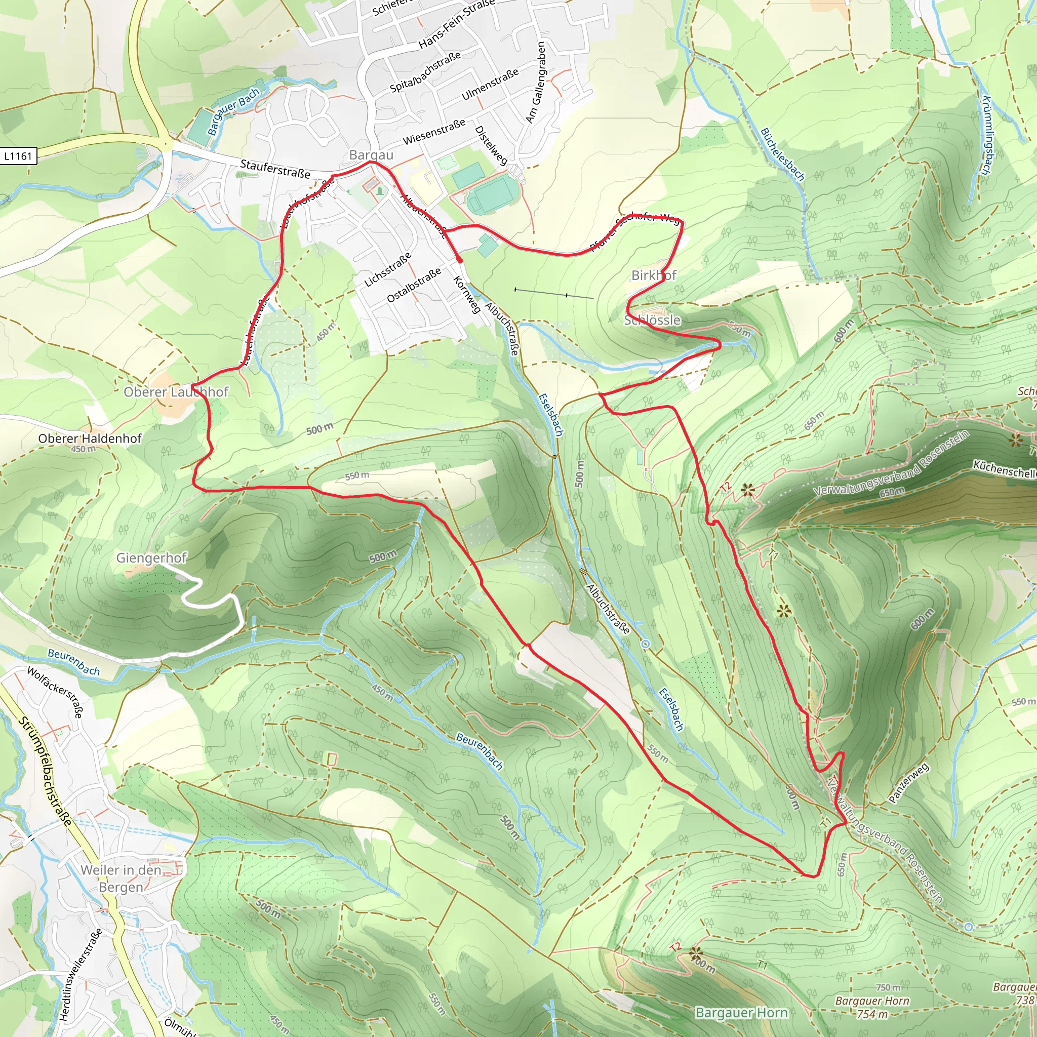 Glaubensweg 9 mobile static map