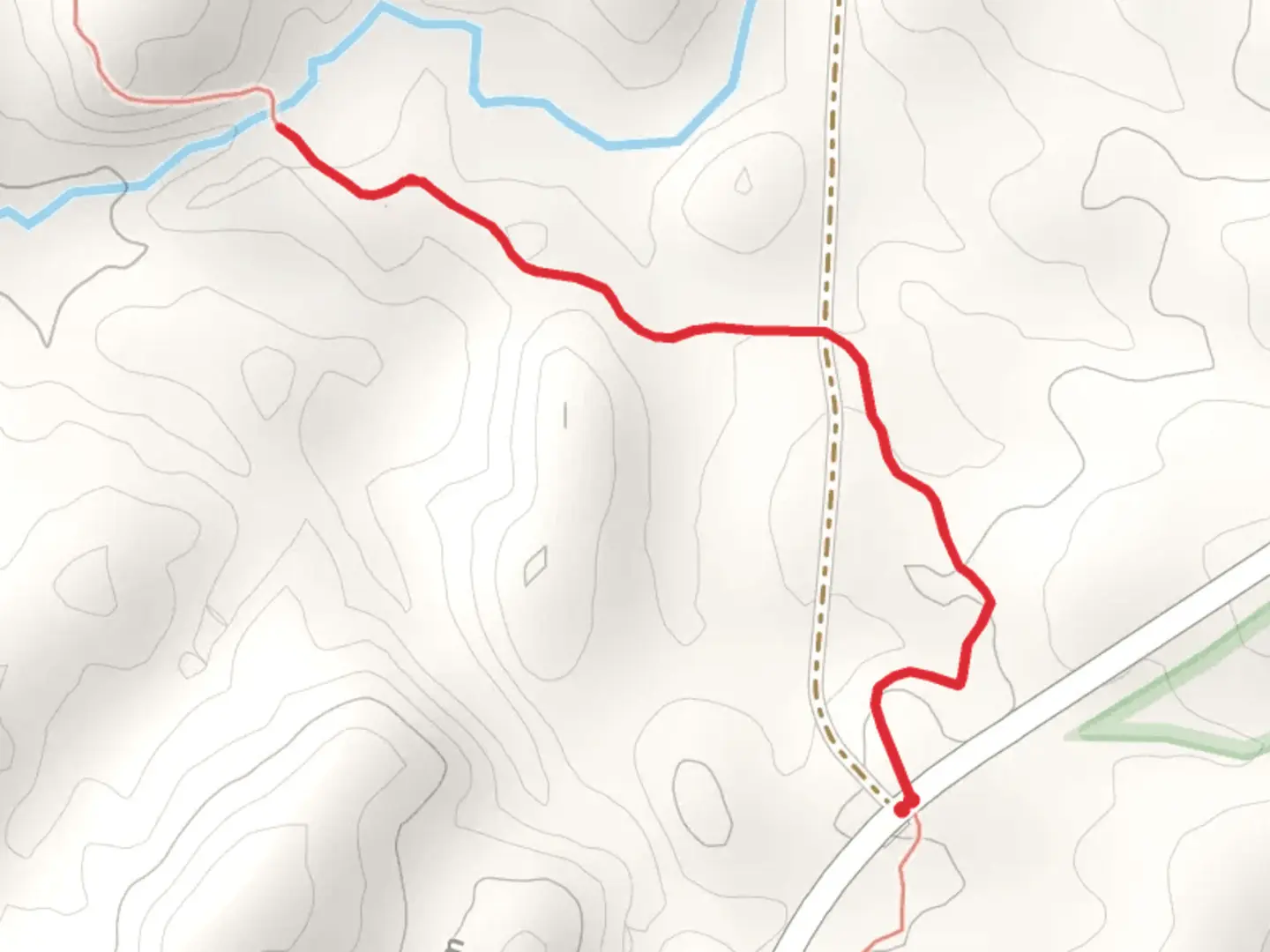 An image depicting the trail Cheaha Creek via Chinnabee Silent Trail and its surrounding area.