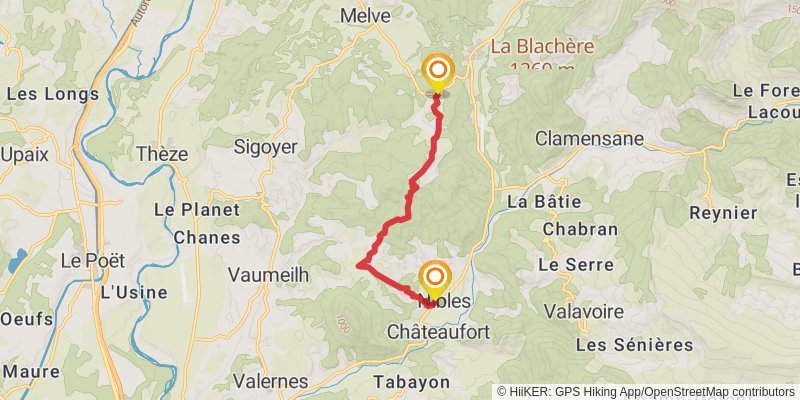 Via Domitia stage 12 Map