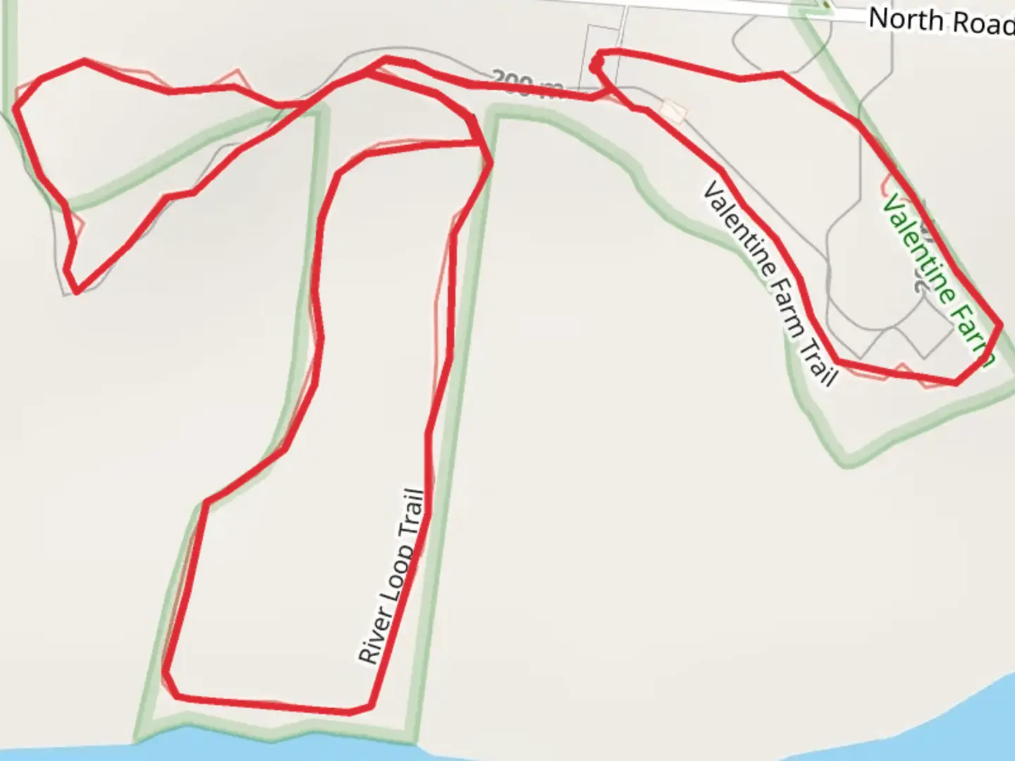 An image depicting the trail Valentine Farm Trail and its surrounding area.