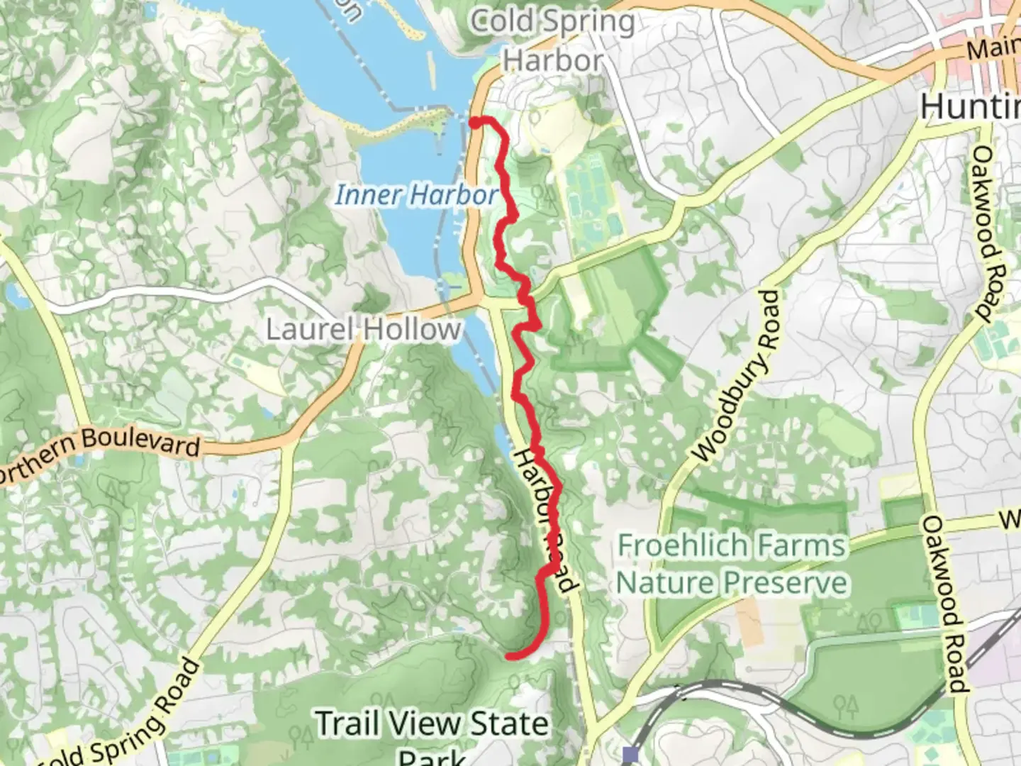 An image depicting the trail Suffolk Greenbelt Trail and its surrounding area.