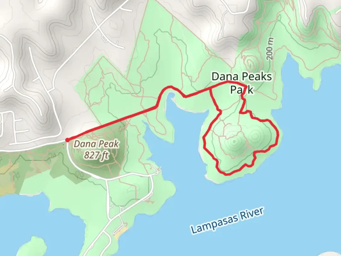 An image depicting the trail Twin Peaks Loop Trail and its surrounding area.