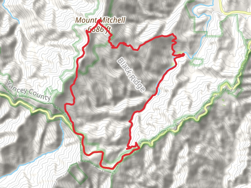Little Mountain, Mount Mitchell and Hallback Loop
