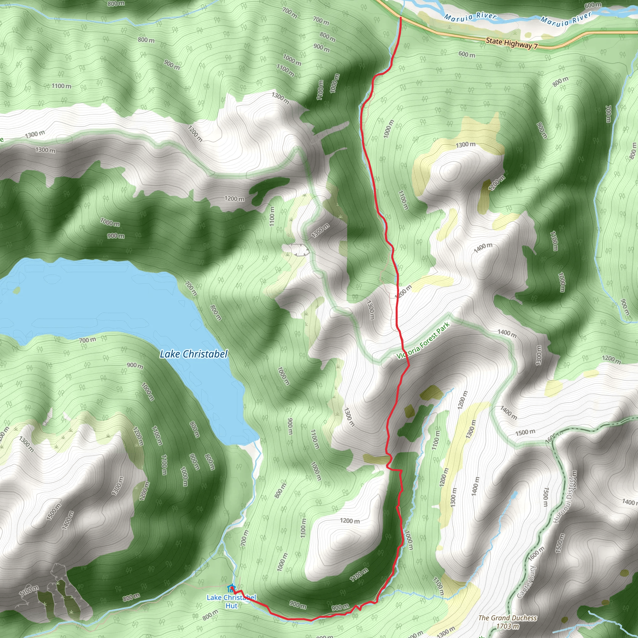 Rough Creek Track mobile static map