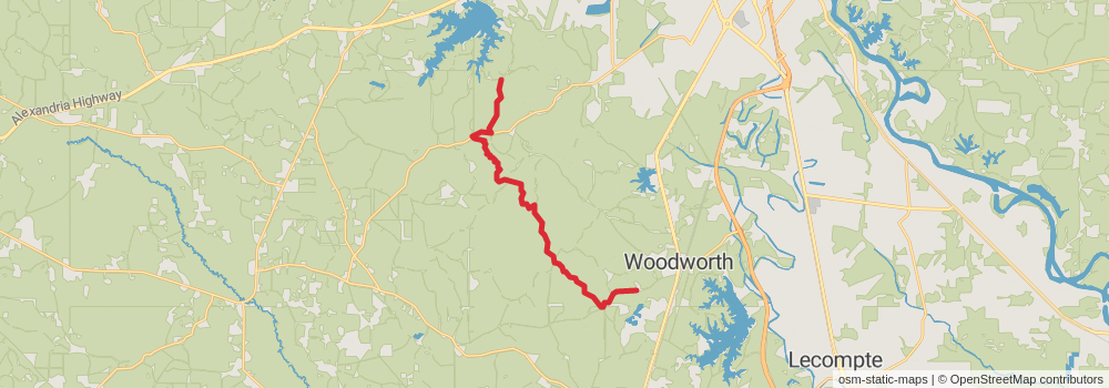 American Perimeter Trail - The South Primary stage 8 Map