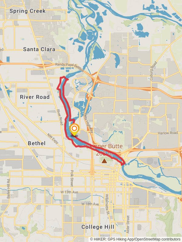 South and East Bank Path Loop