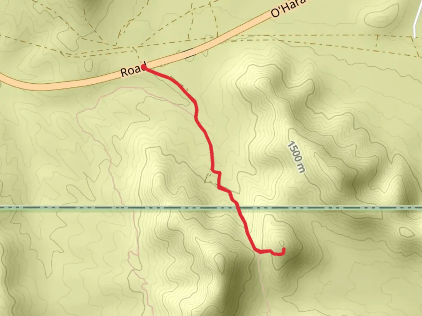 An image depicting the trail Anthony's Cave and its surrounding area.