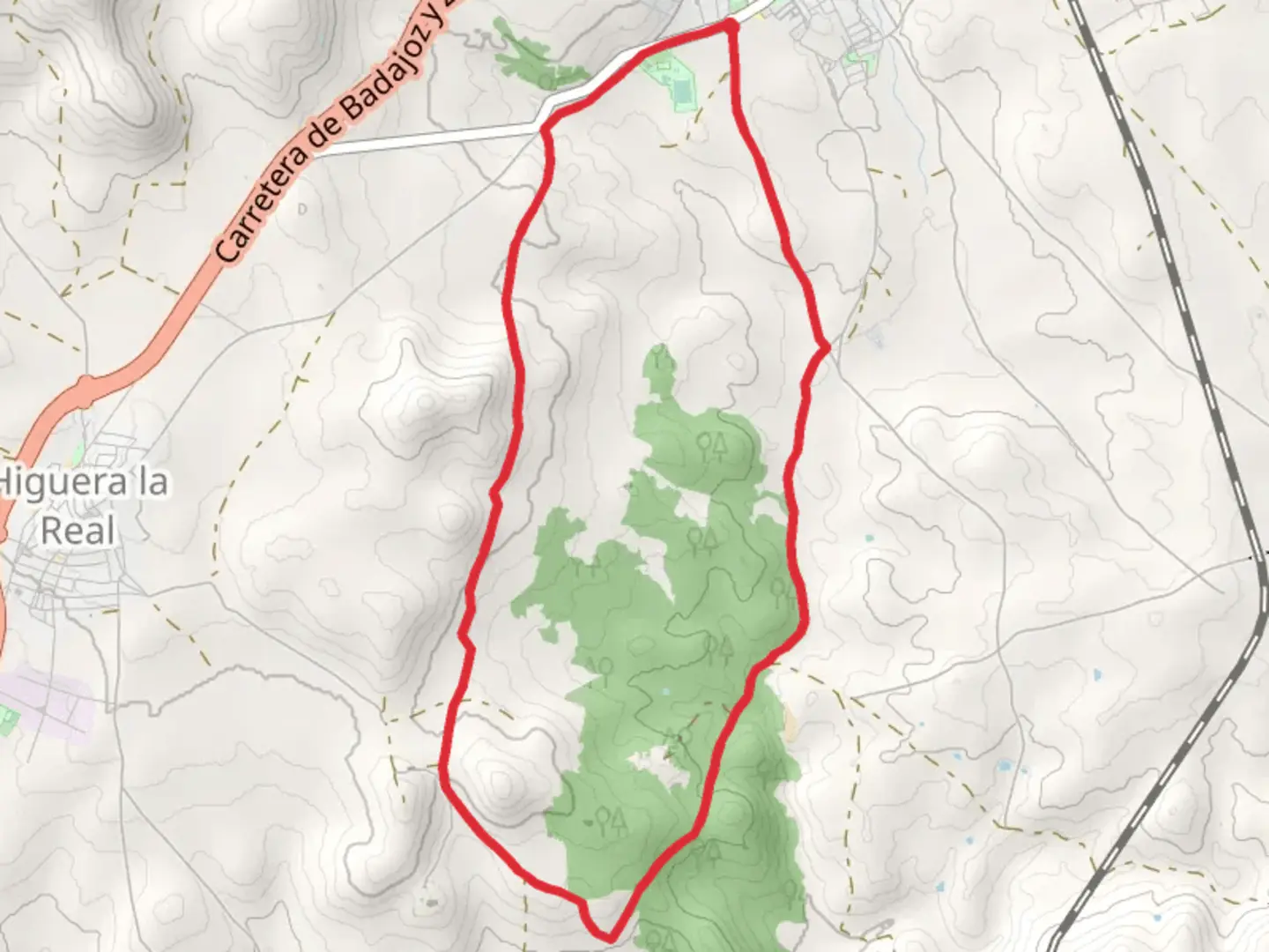 An image depicting the trail Cegon PR BA 110 and its surrounding area.