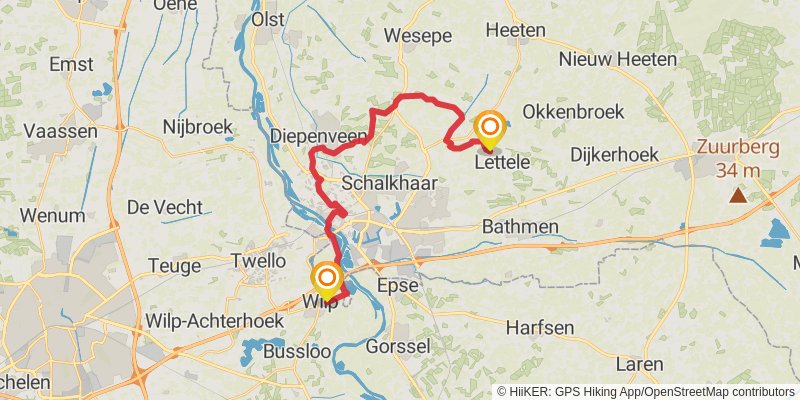 Marskramerpad stage 6 Map
