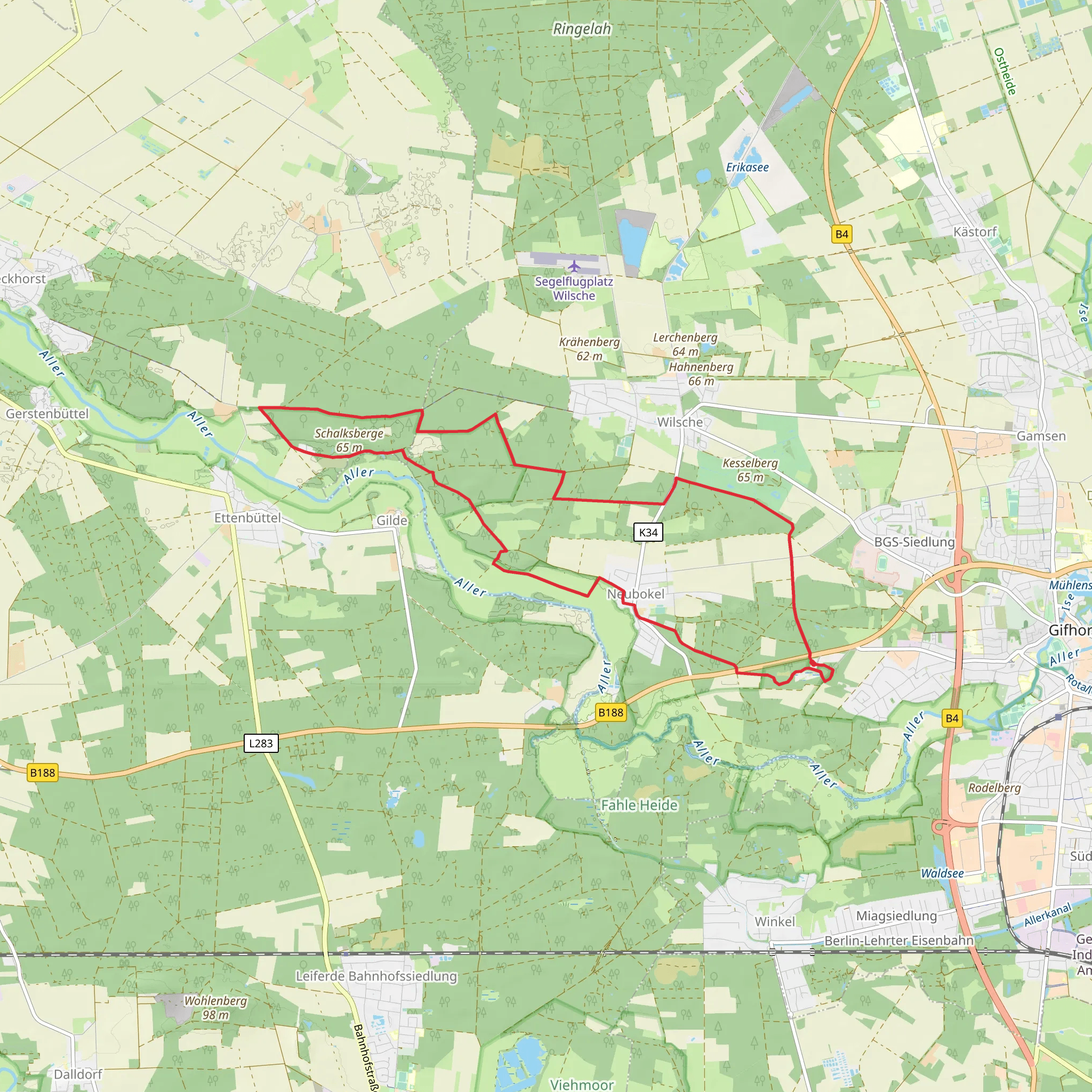 Neubokel Loop mobile static map