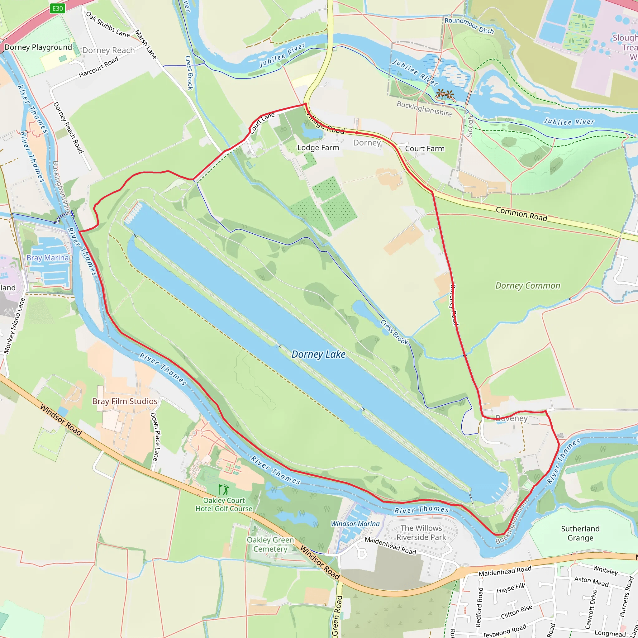 Dorney Loop mobile static map