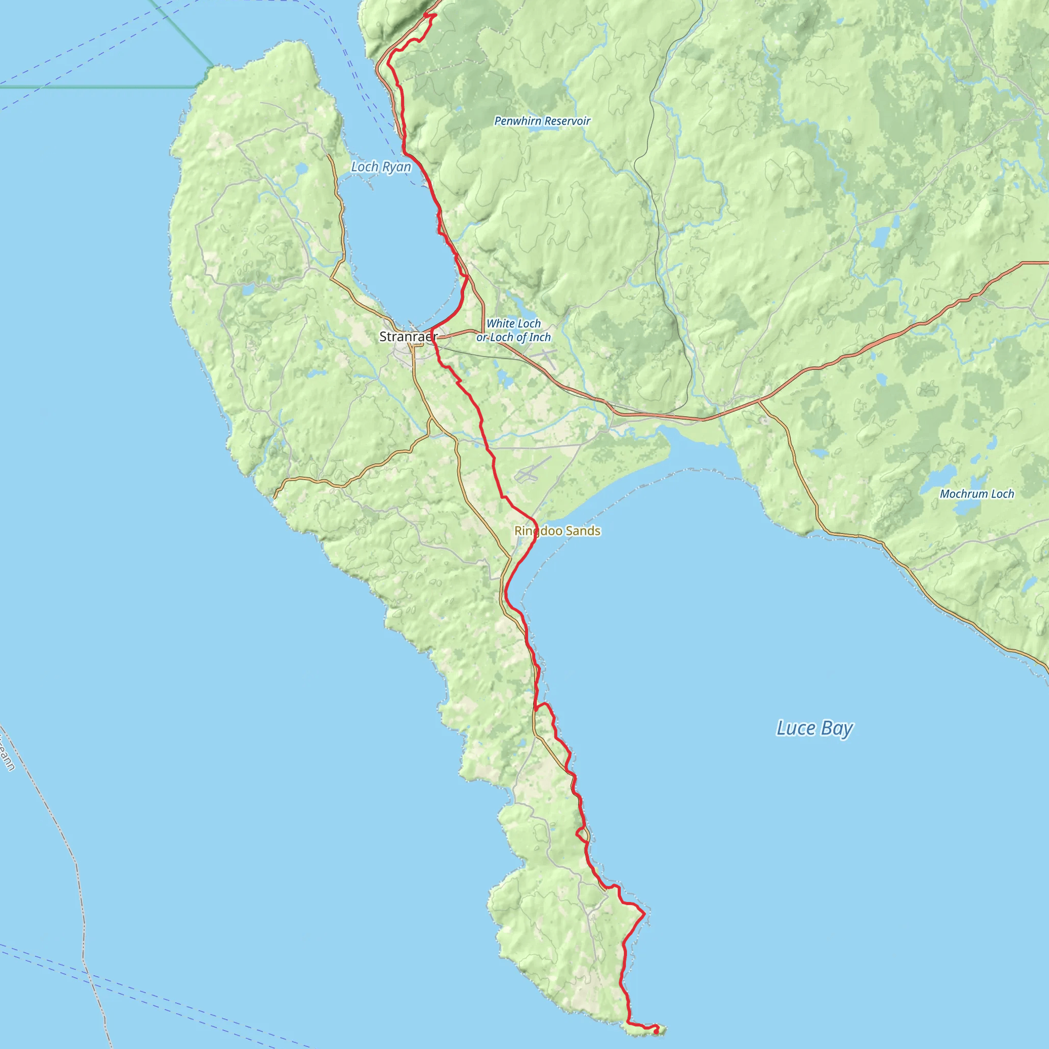 Mull of Galloway Trail mobile static map