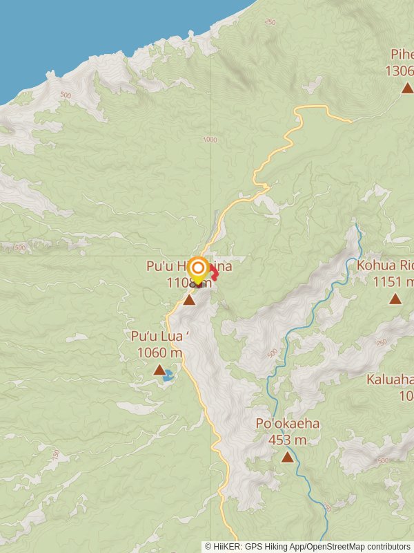 Pu'u Hinahina and Cliff Trail