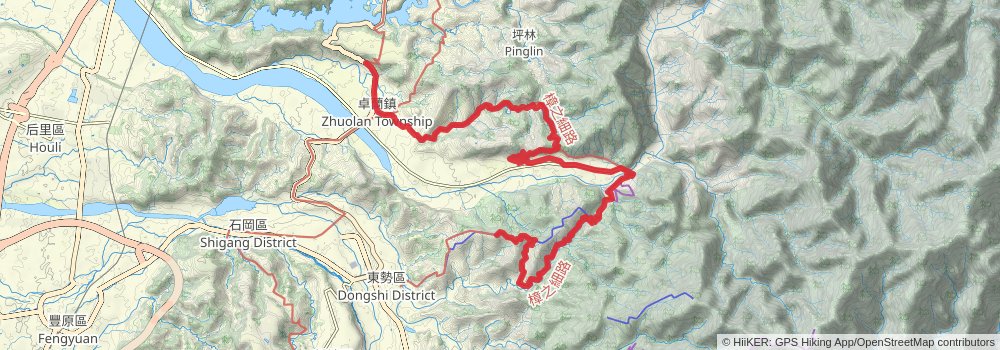 Raknus Selu Trail stage 13 Map