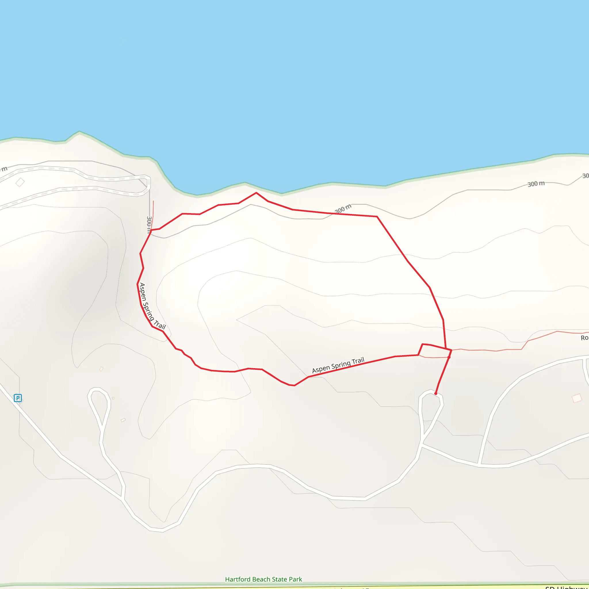 Aspen Spring Loop Trail mobile static map