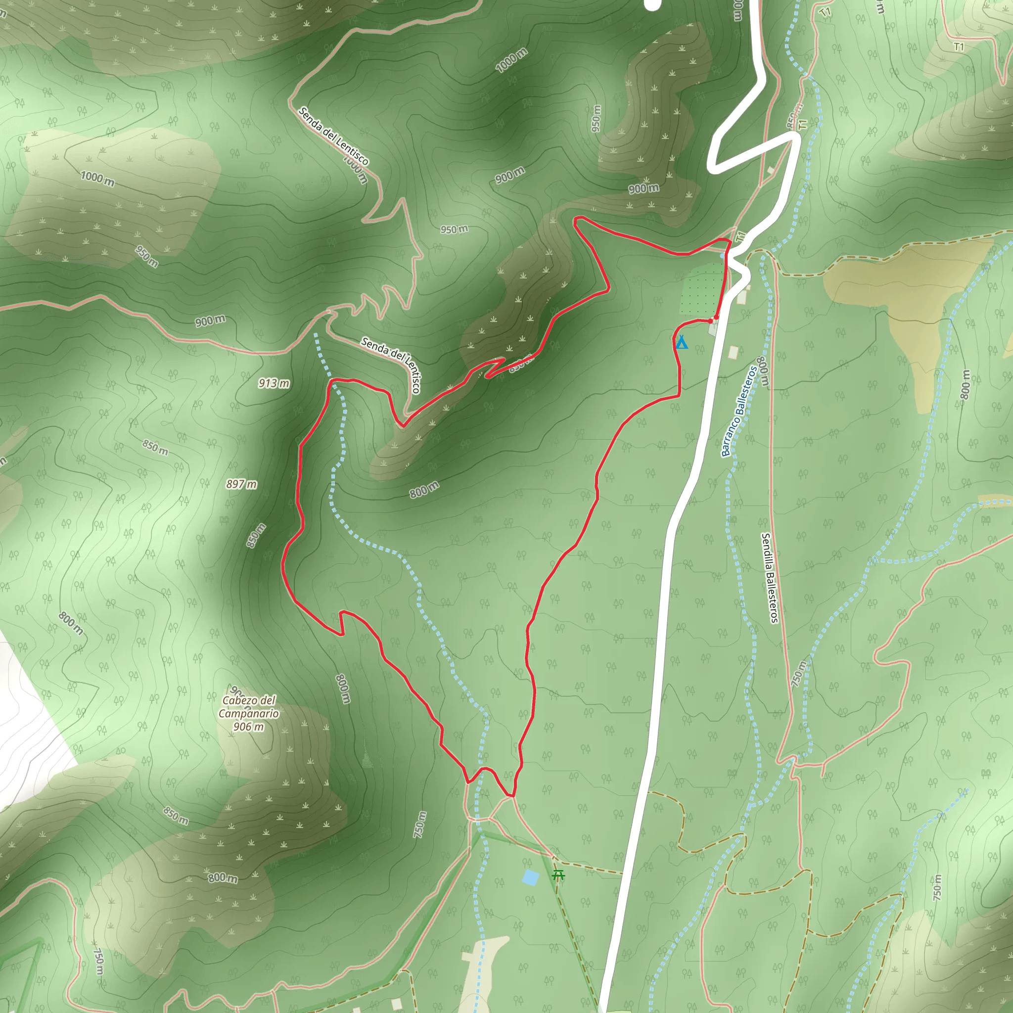 Path of the Farmhouses - Sierra Espuña - SL MU 2 mobile static map