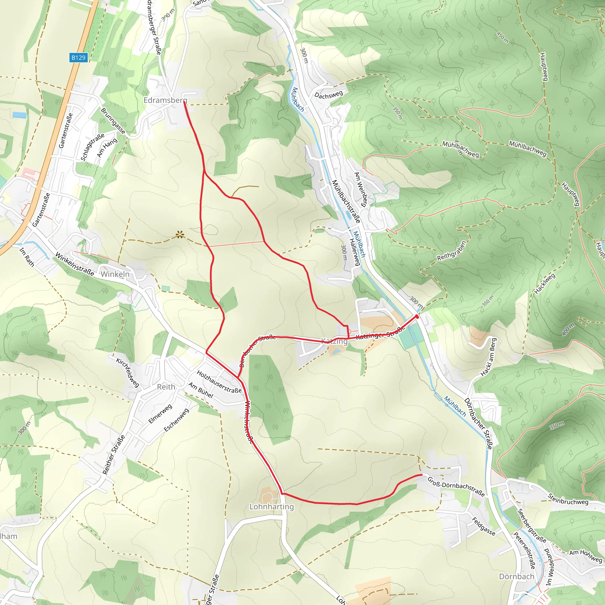 Födroas Katzing Loop mobile static map