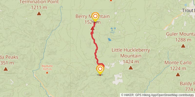 Ultra Pedestrian North Loop stage 163 Map