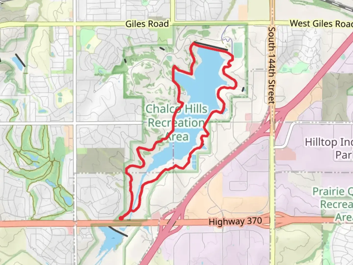 An image depicting the trail Wehrspann Lake Loop and its surrounding area.