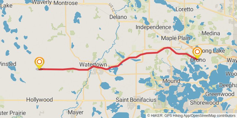 Luce Line Trail stage 4 Map