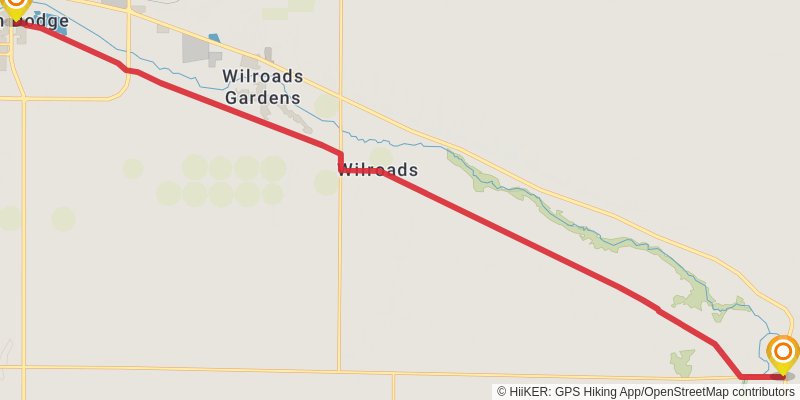 American Discovery Trail - Kansas stage 32 Map