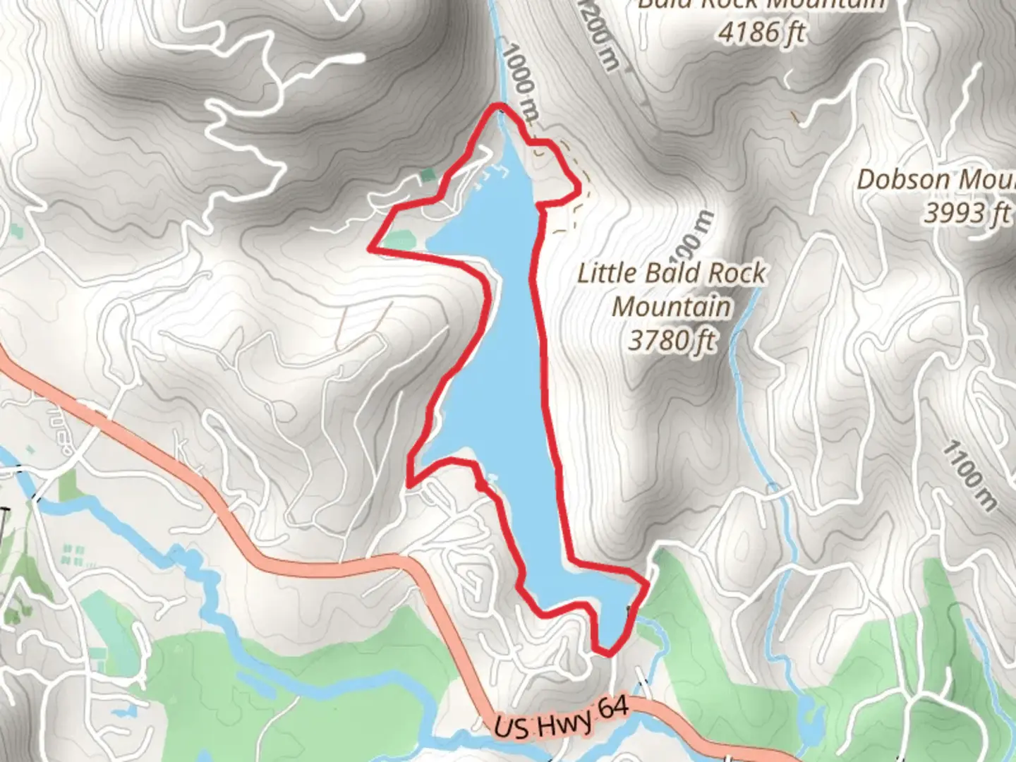 An image depicting the trail Fairfield Lake Loop and its surrounding area.