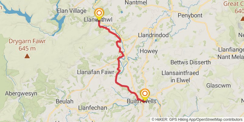 Hope House Way stage 10 Map