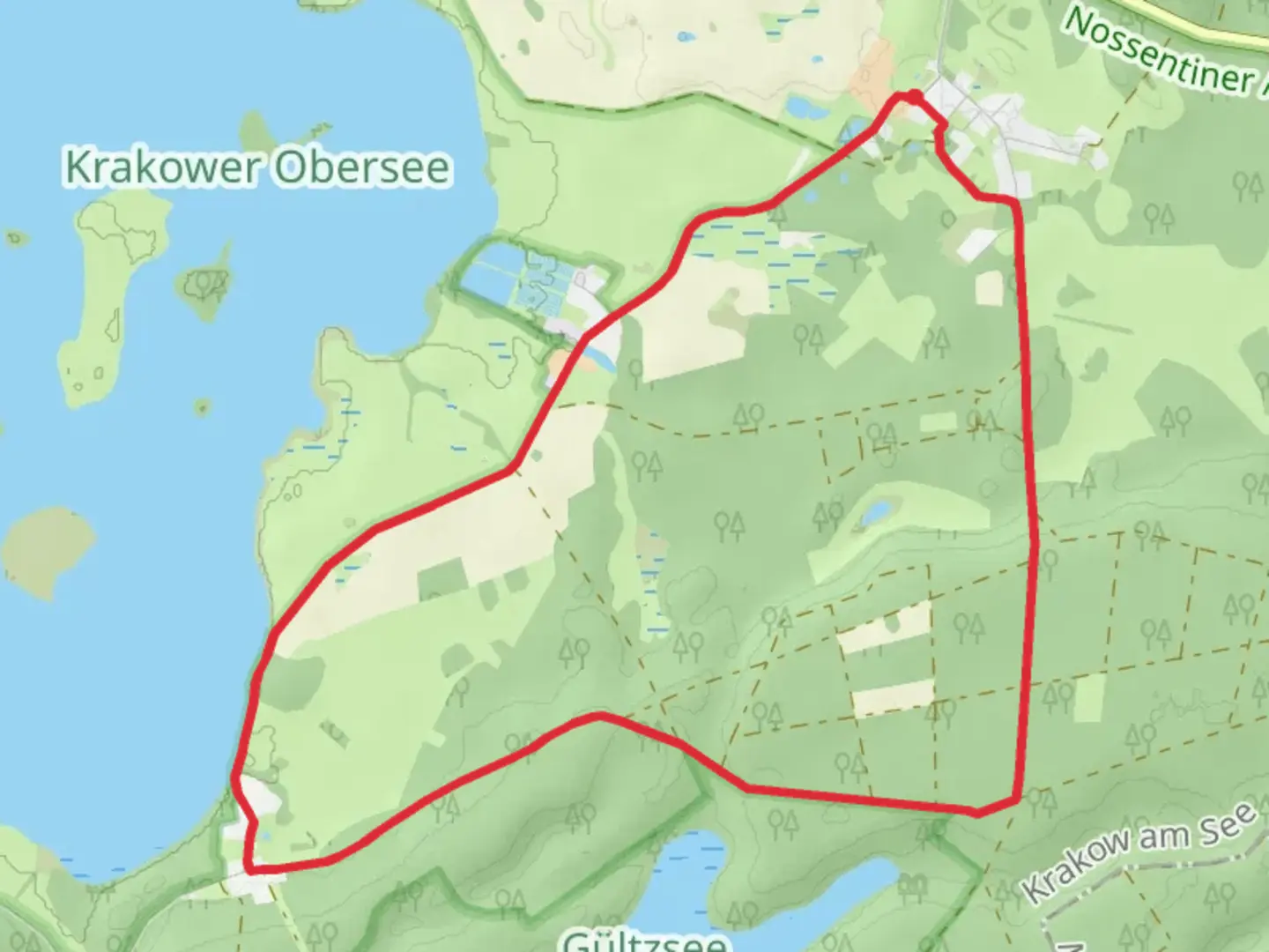 An image depicting the trail Glave Loop and its surrounding area.