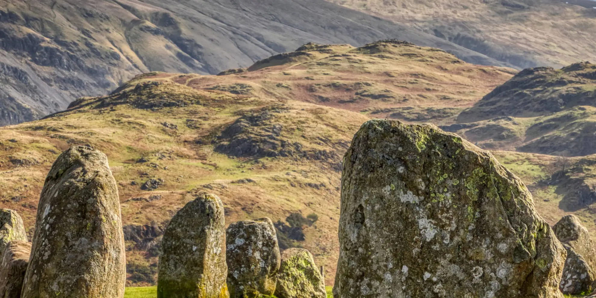 An image depicting the trail High Rigg - Low Rigg Loop and its surrounding area.