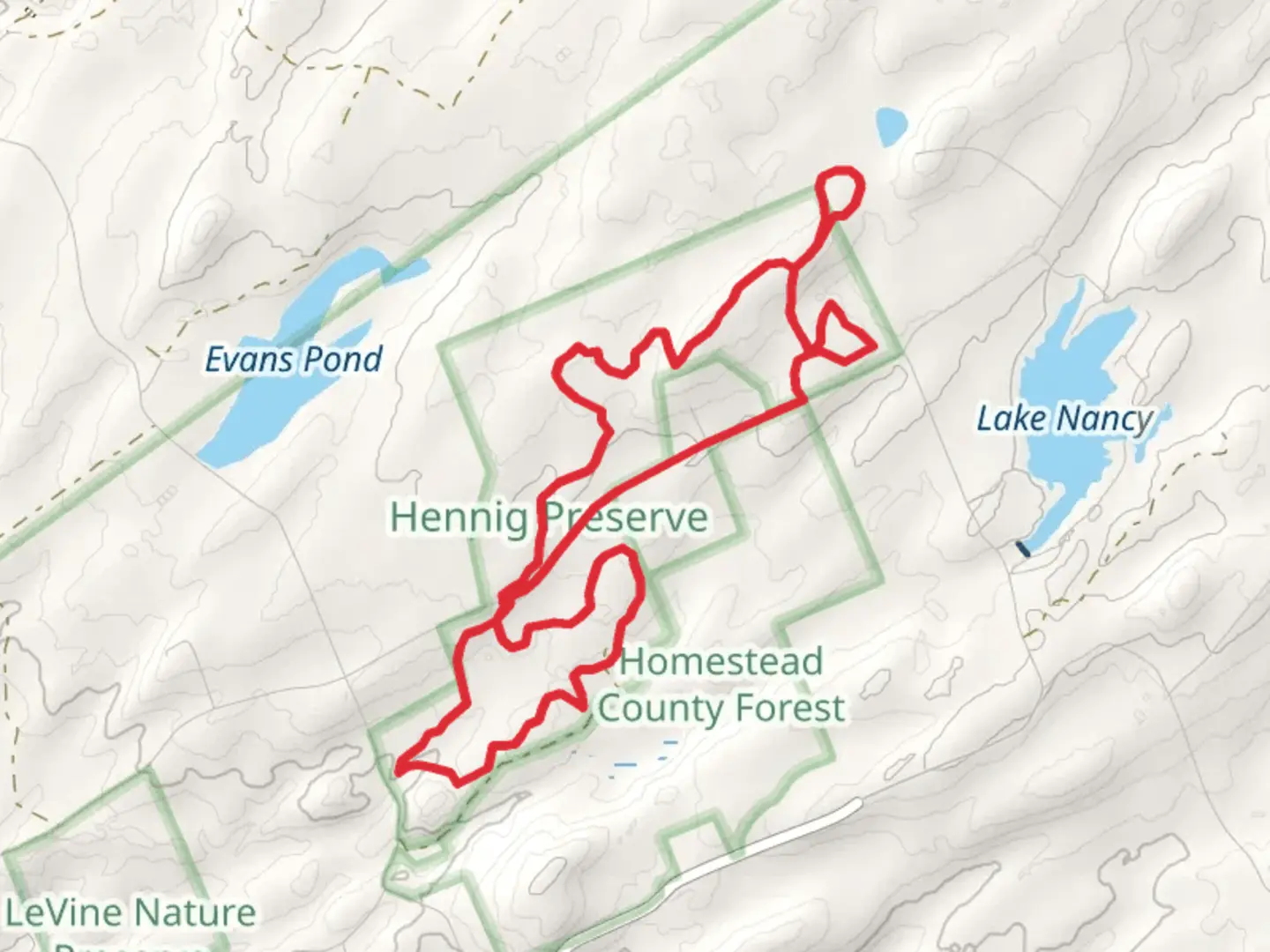 An image depicting the trail Cadman Creek Loop and its surrounding area.