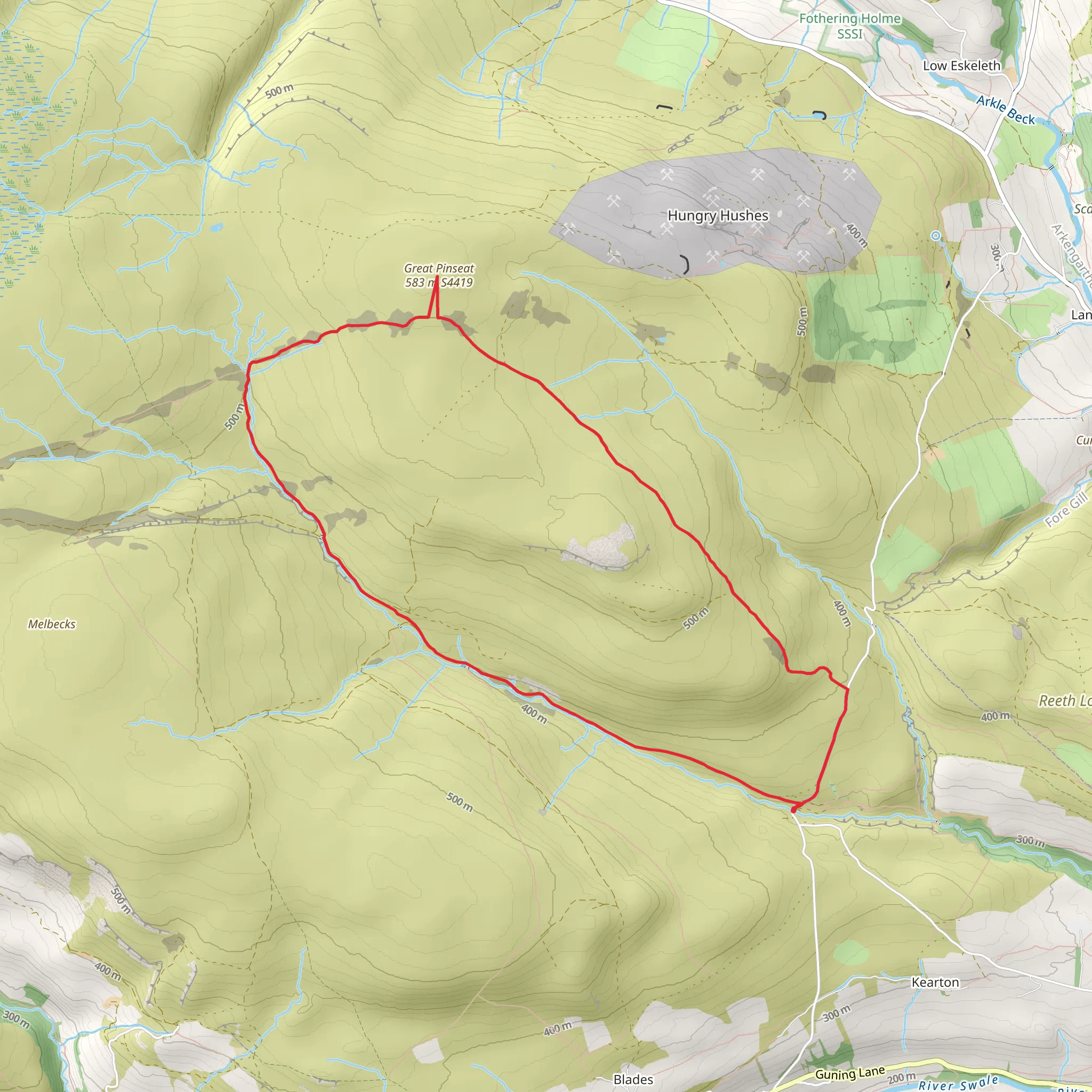 Great Pinseat from Surrender Bridge mobile static map