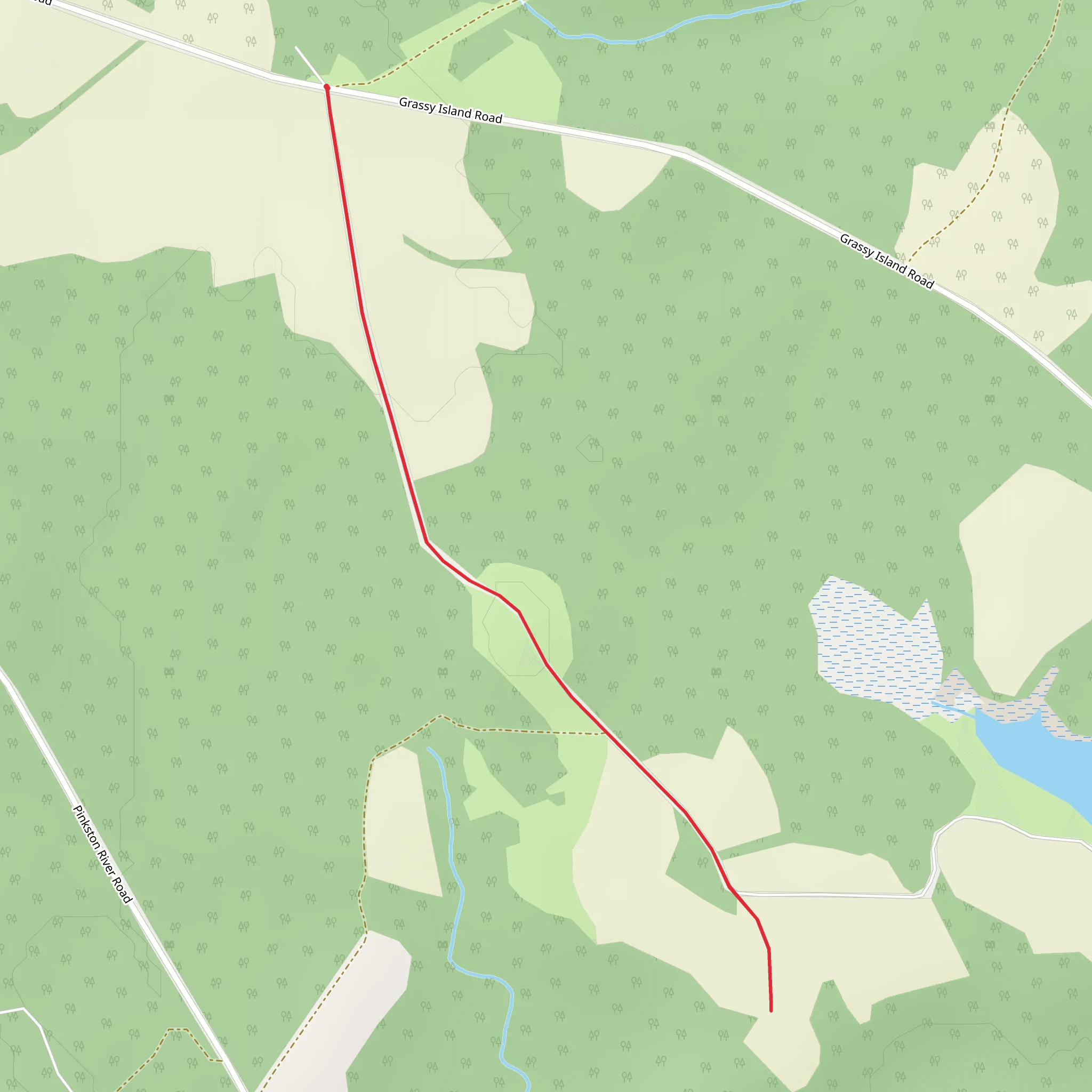 Big Oak Road Walk mobile static map