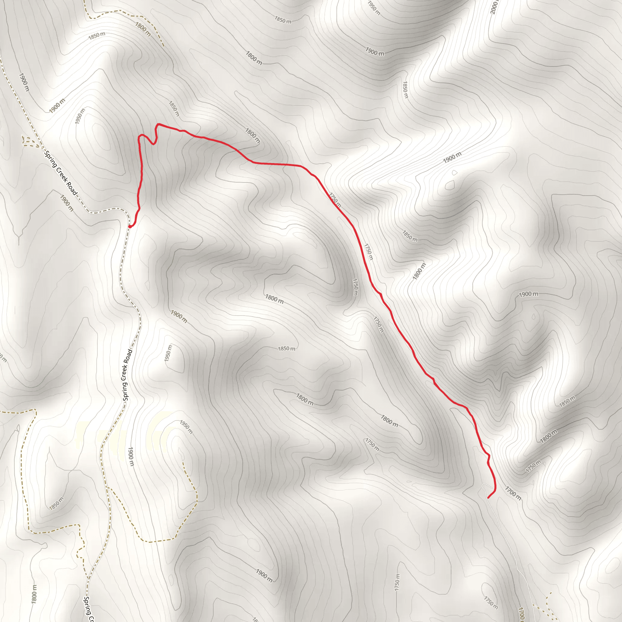 Whitetail Trail mobile static map