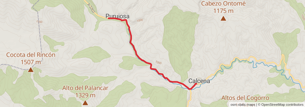 GR 260 Vuelta al Moncayo - Aragón stage 6 Map