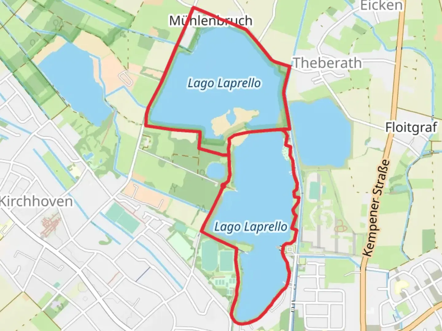 An image depicting the trail Lago Laprello Loop and its surrounding area.