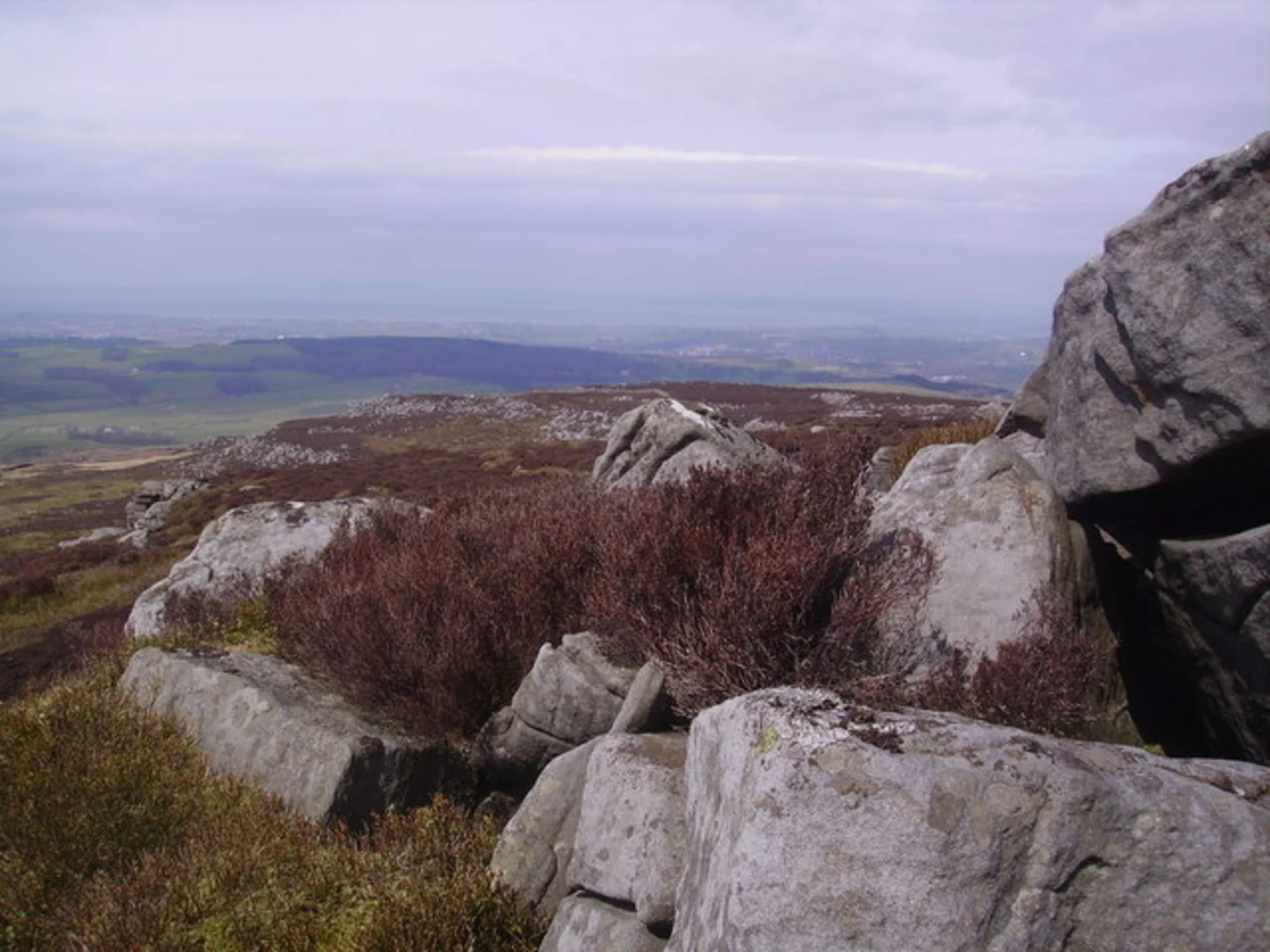 An image depicting the trail Clougha Pike and Plover Moss Loop and its surrounding area.