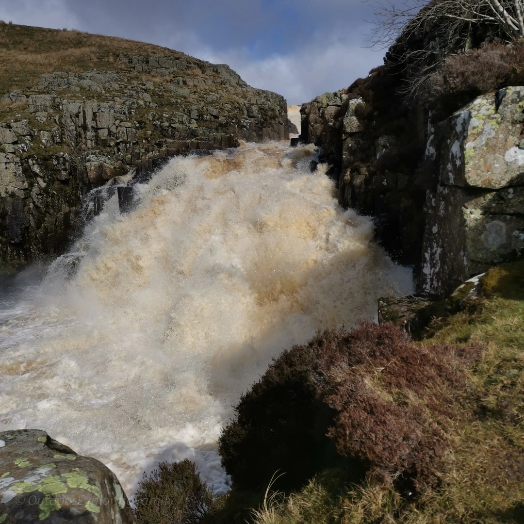 An image depicting the trail Cow Green and Cauldron Snout Challenging Circular Walk and its surrounding area.