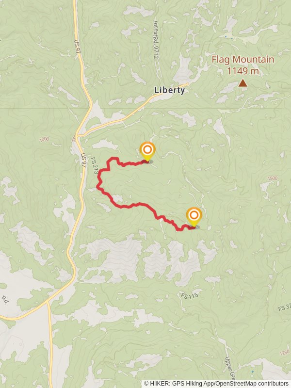 Pit Overlook Trail mobile static map